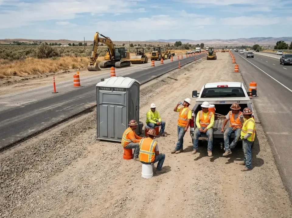highway-road-construction-crew-007 — frequently asked questions, Porta Potty and Restroom Rentals in Watts Mills, SC
